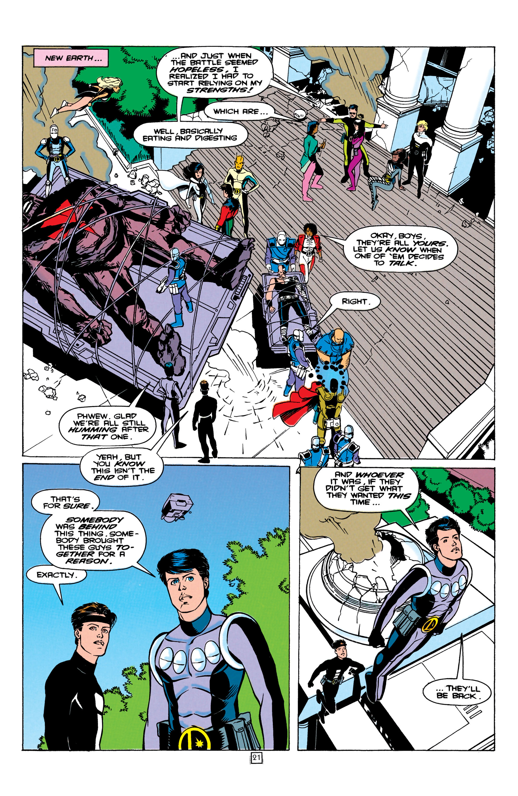 Read online Legionnaires comic -  Issue #6 - 22