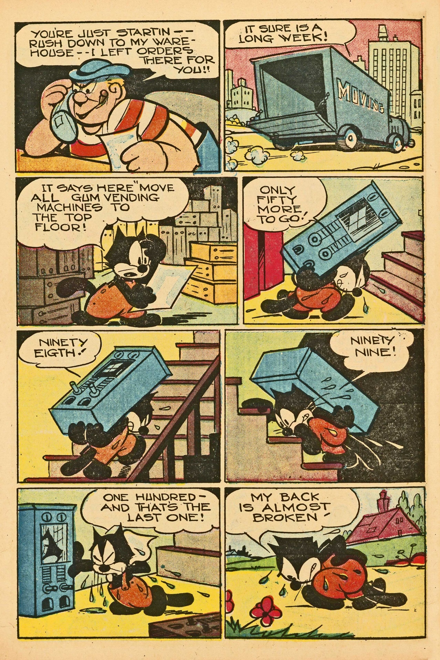 Read online Felix the Cat (1951) comic -  Issue #36 - 8