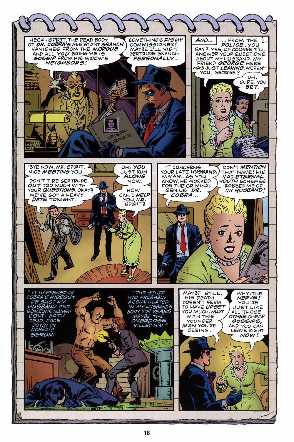 Read online The Spirit: The New Adventures comic -  Issue #1 - 21
