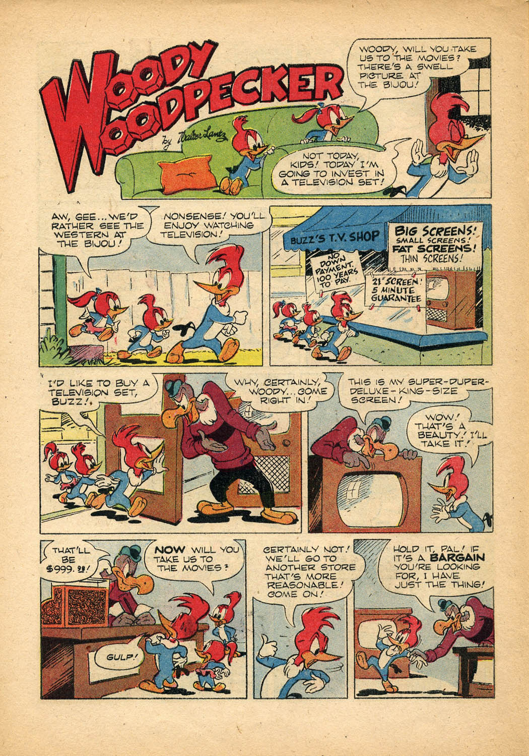 Read online Walter Lantz Woody Woodpecker (1952) comic -  Issue #27 - 30