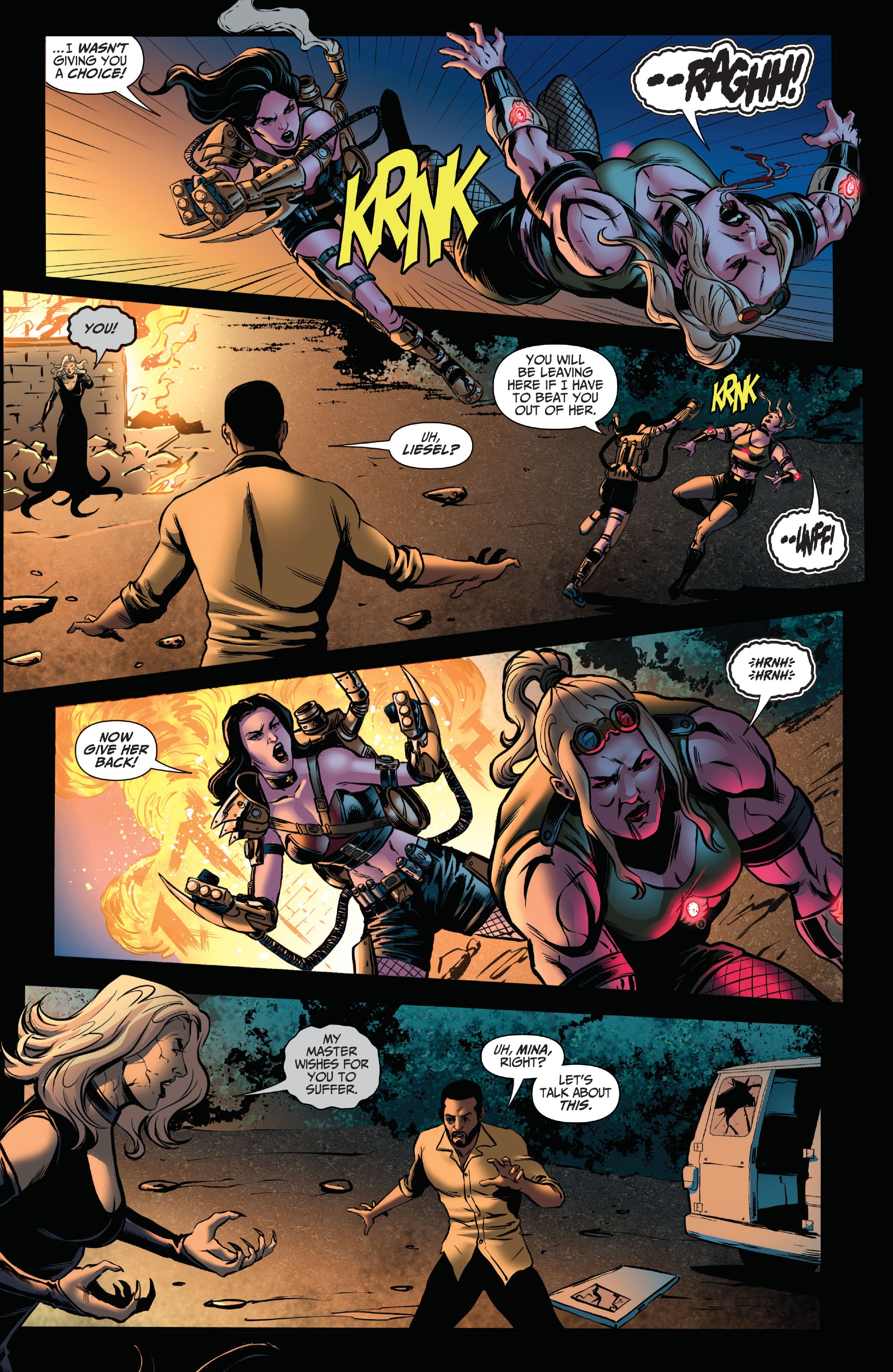 Read online Van Helsing vs The League of Monsters comic -  Issue #6 - 11