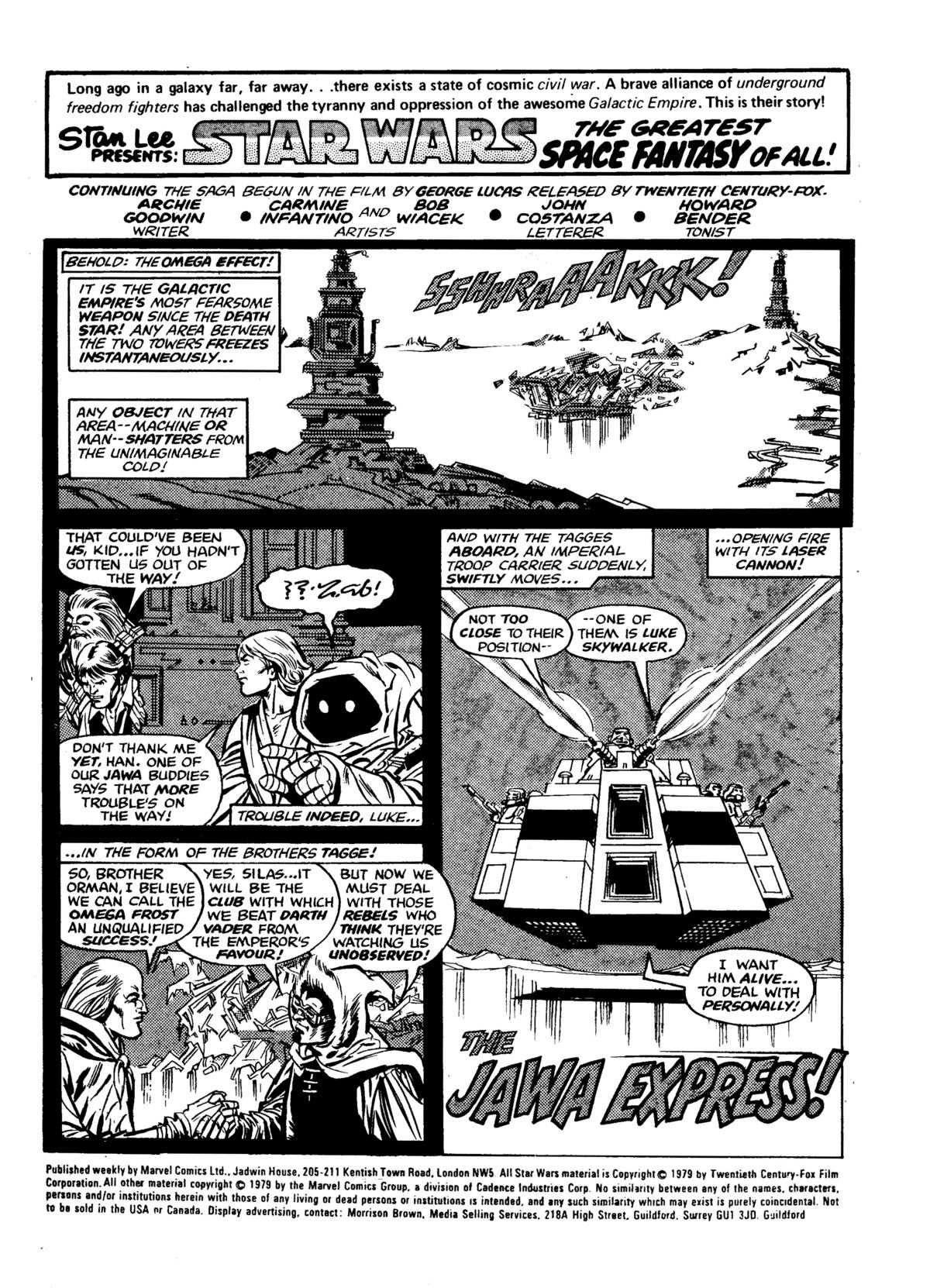 Read online Star Wars Weekly comic -  Issue #78 - 2