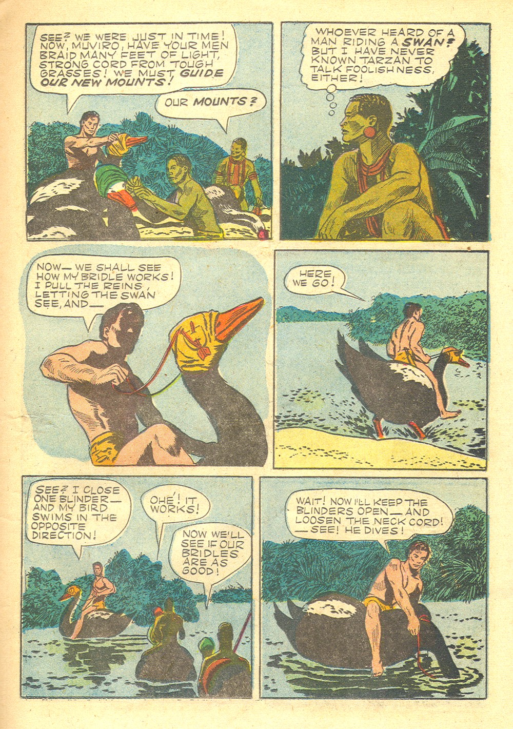 Read online Tarzan (1948) comic -  Issue #36 - 31