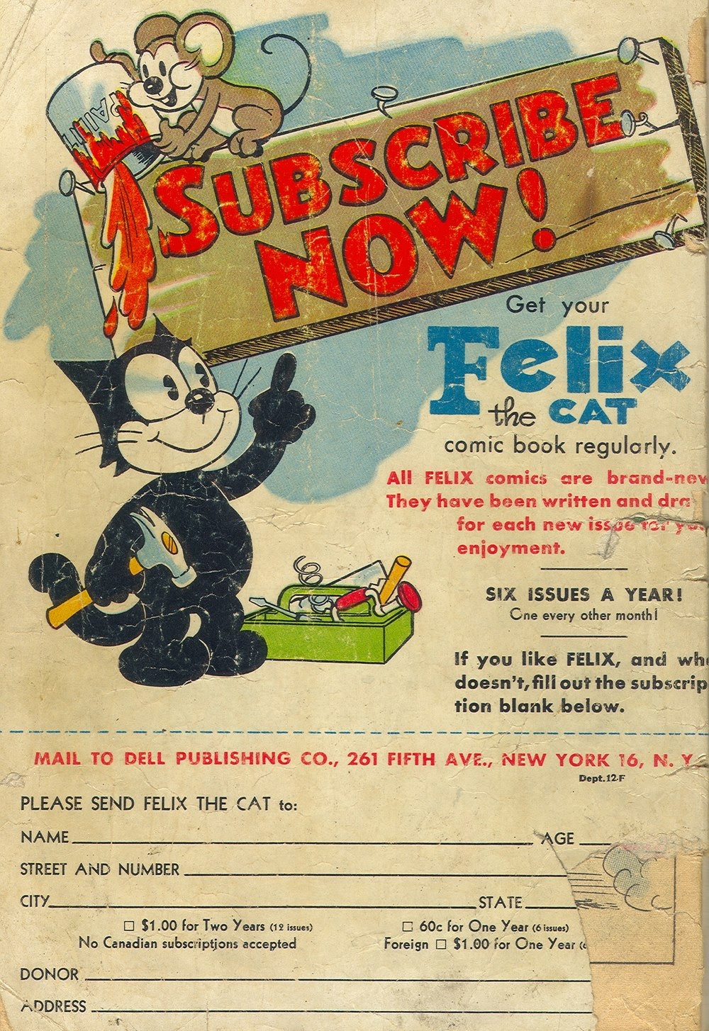 Read online Felix the Cat (1948) comic -  Issue #6 - 52
