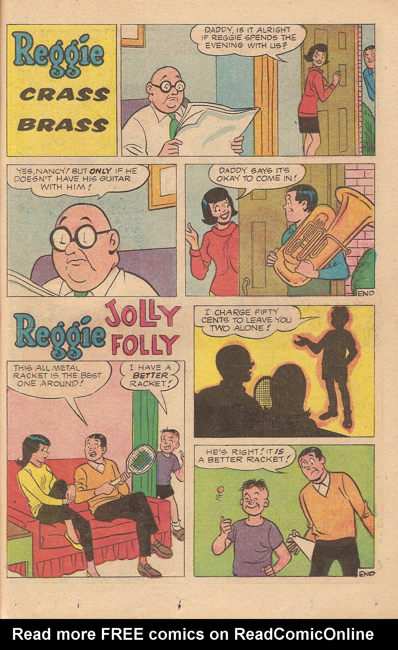 Read online Reggie's Wise Guy Jokes comic -  Issue #5 - 43
