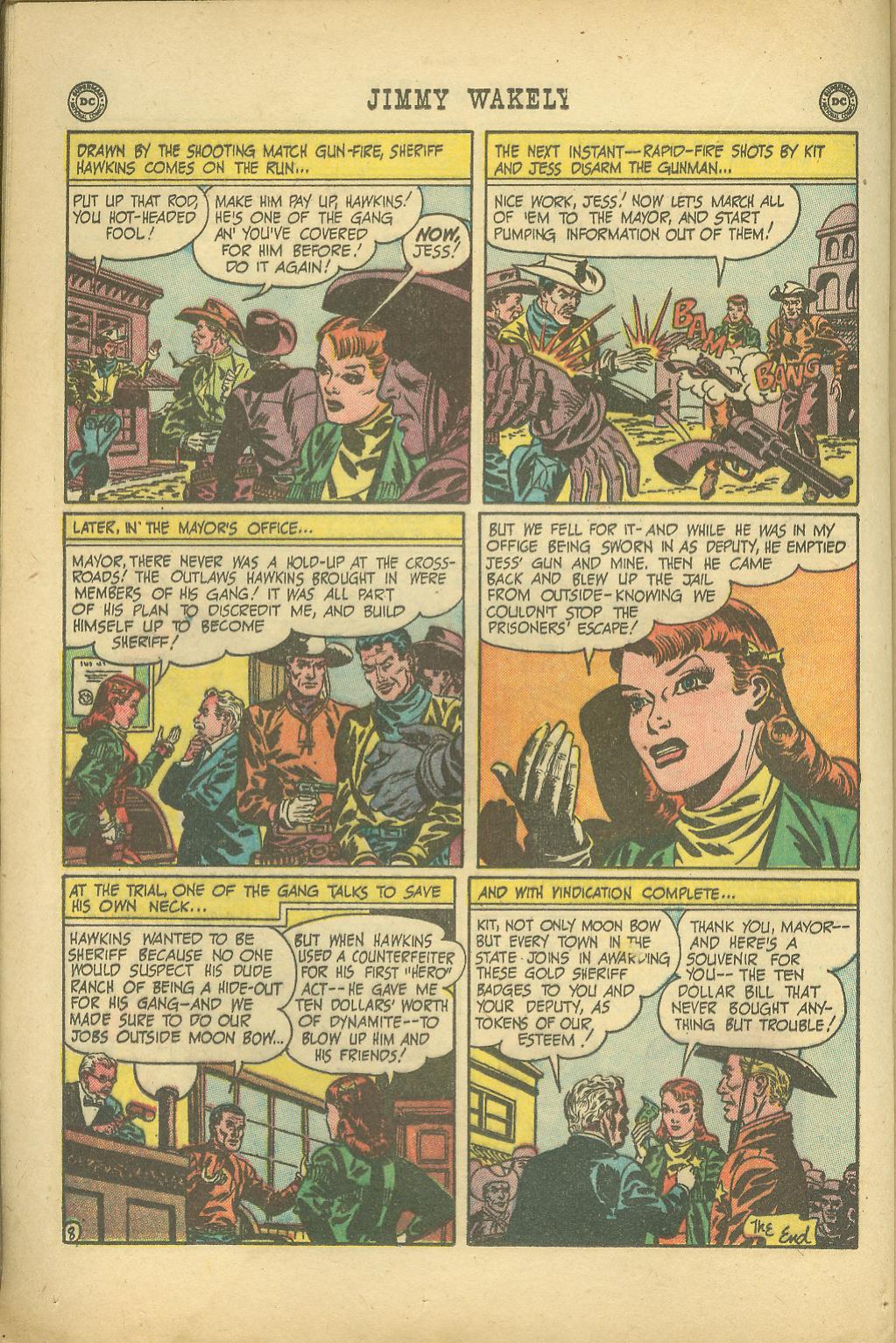 Read online Jimmy Wakely comic -  Issue #8 - 34