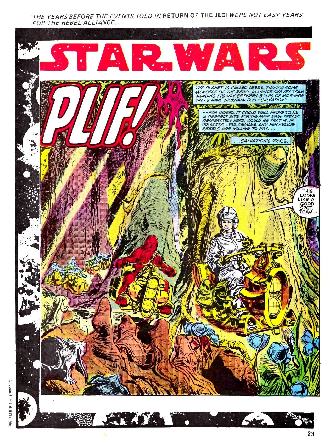 Read online Return of the Jedi comic -  Issue #93 - 23