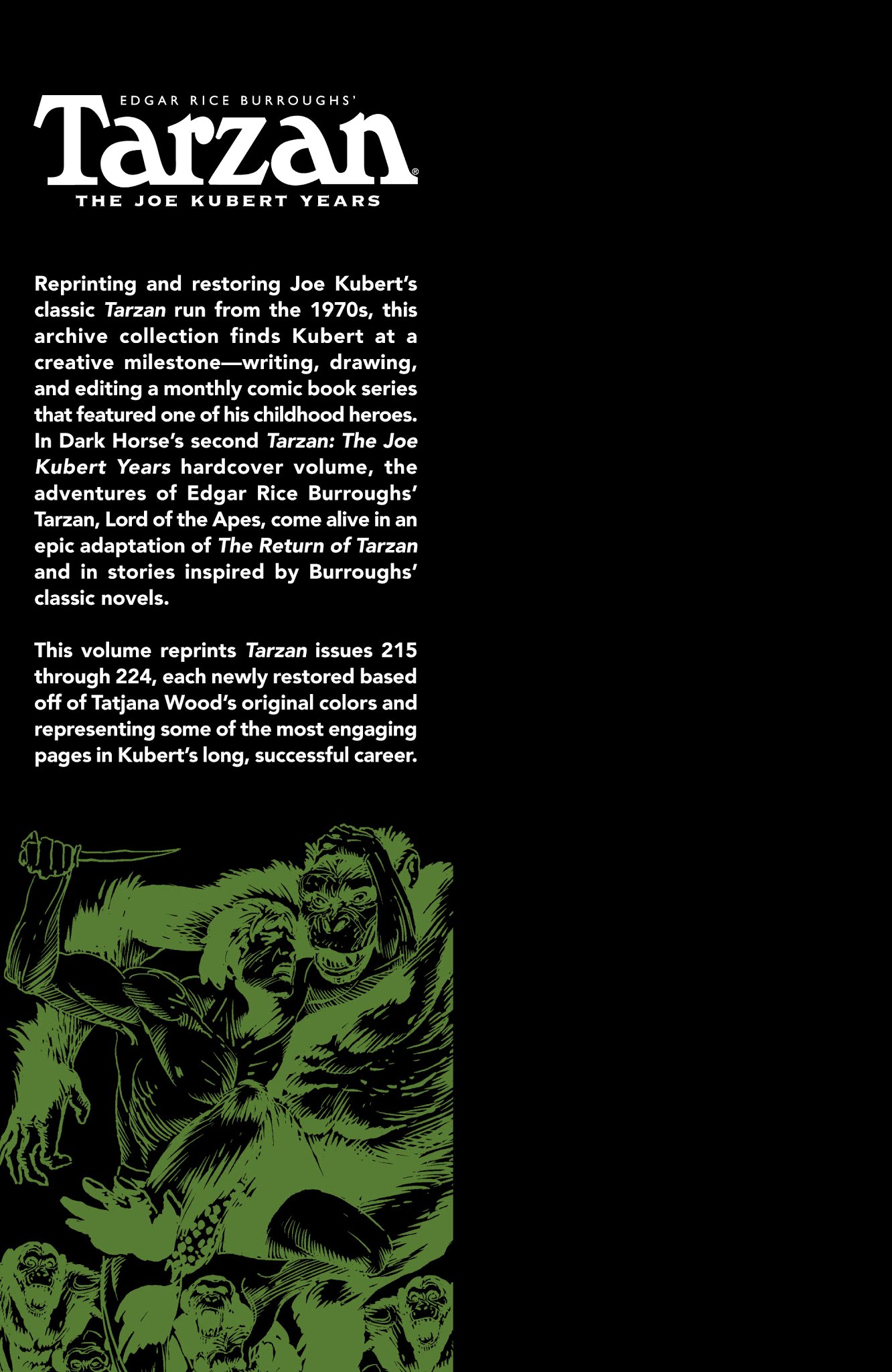 Read online Edgar Rice Burroughs' Tarzan The Joe Kubert Years comic -  Issue # TPB 2 (Part 1) - 2