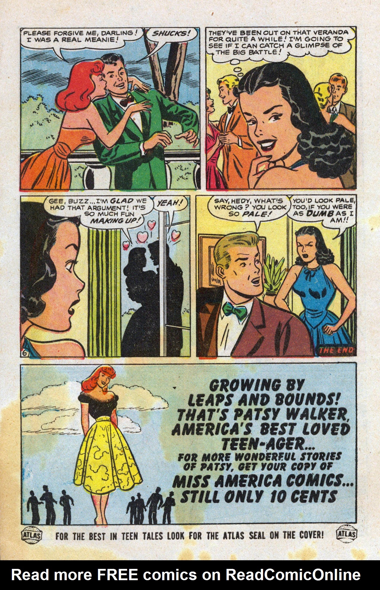 Read online Patsy and her Pals comic -  Issue #1 - 8