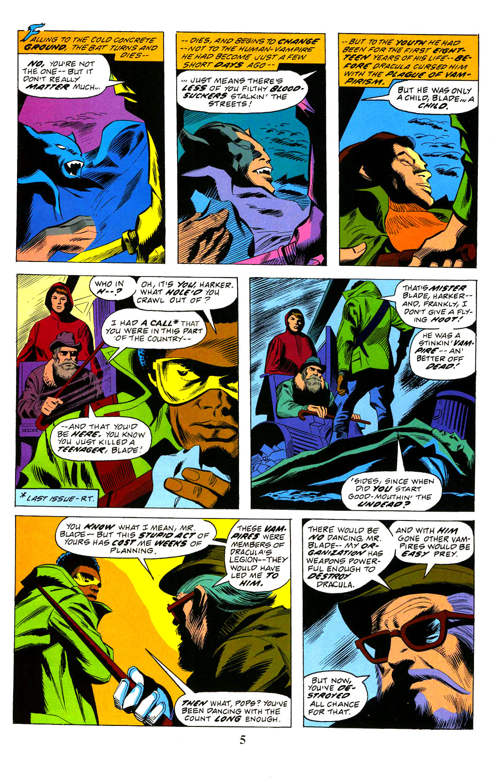 Read online Marvel Milestones: Blade, Man-Thing and Satana comic -  Issue # Full - 7