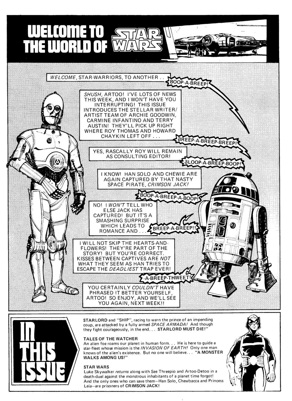 Read online Star Wars Weekly comic -  Issue #21 - 2