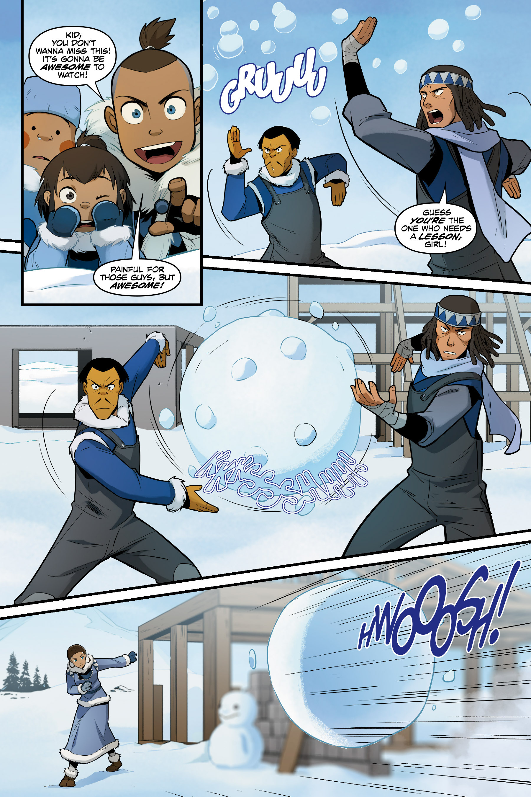 Read online Nickelodeon Avatar: The Last Airbender - North and South comic -  Issue #1 - 18