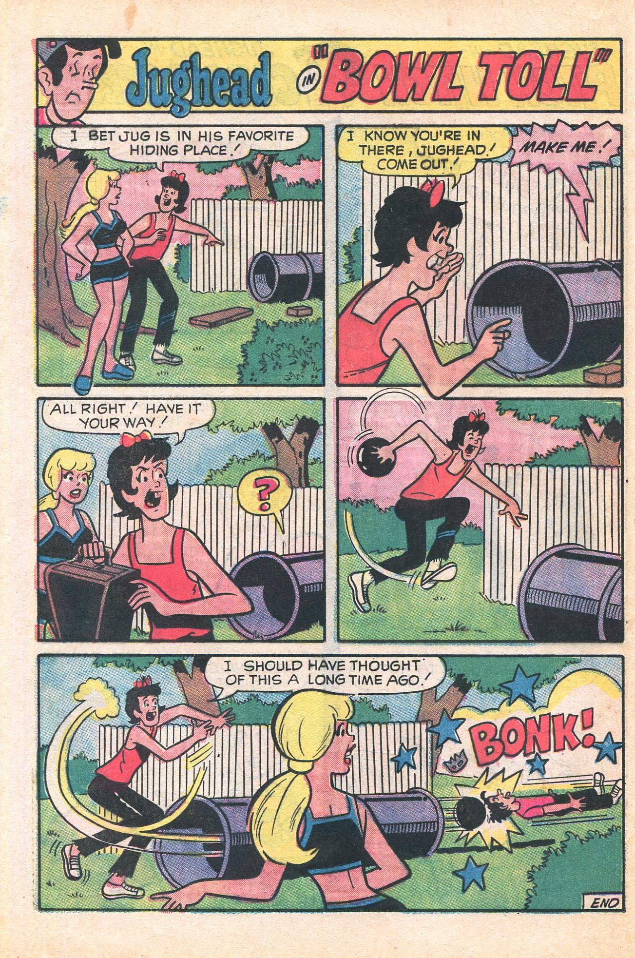Read online Jughead's Jokes comic -  Issue #36 - 40