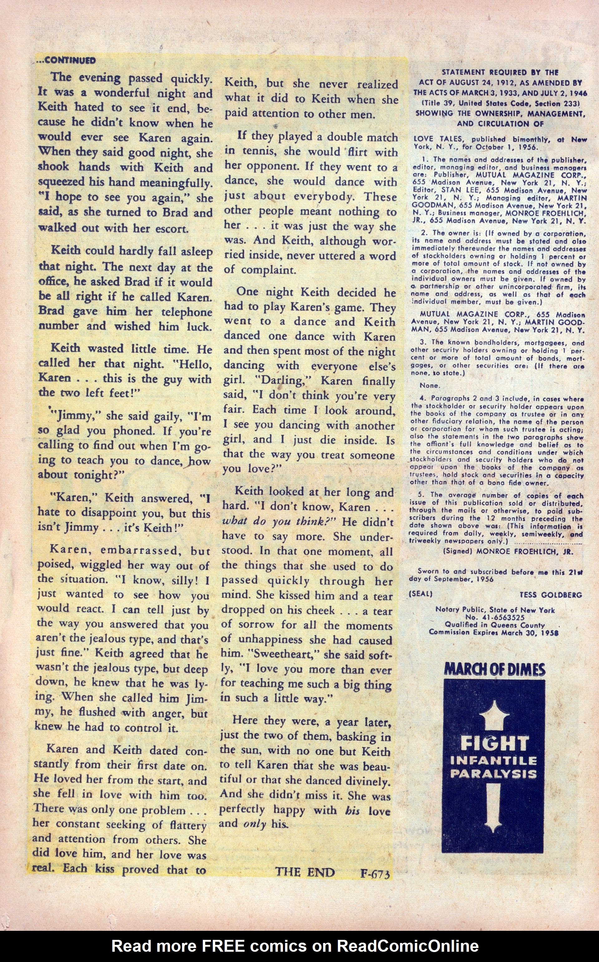 Read online Love Tales comic -  Issue #73 - 26