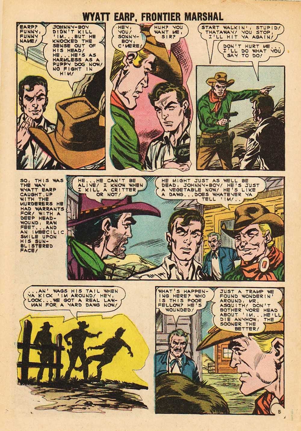 Read online Wyatt Earp Frontier Marshal comic -  Issue #54 - 8