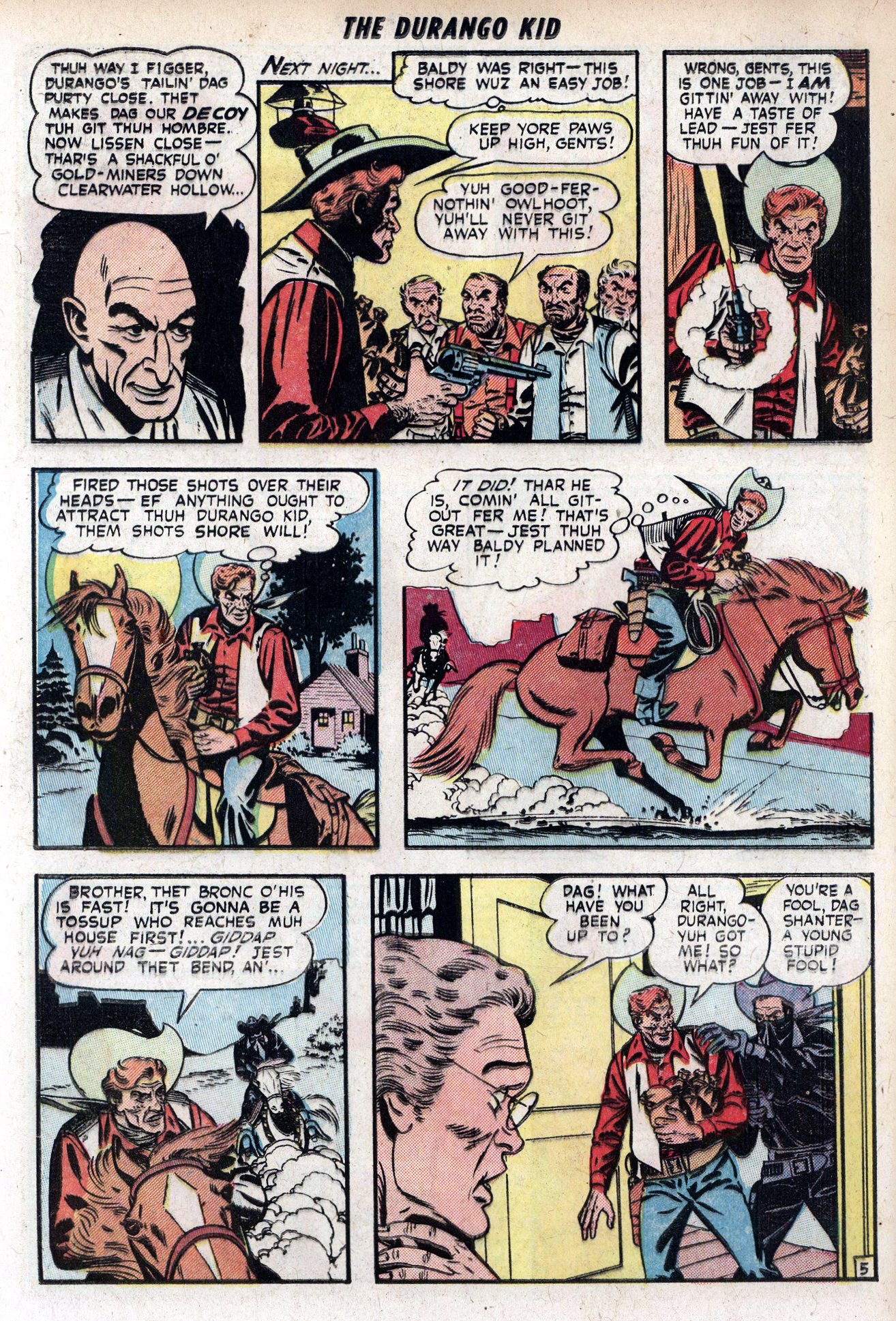 Read online Charles Starrett as The Durango Kid comic -  Issue #15 - 14