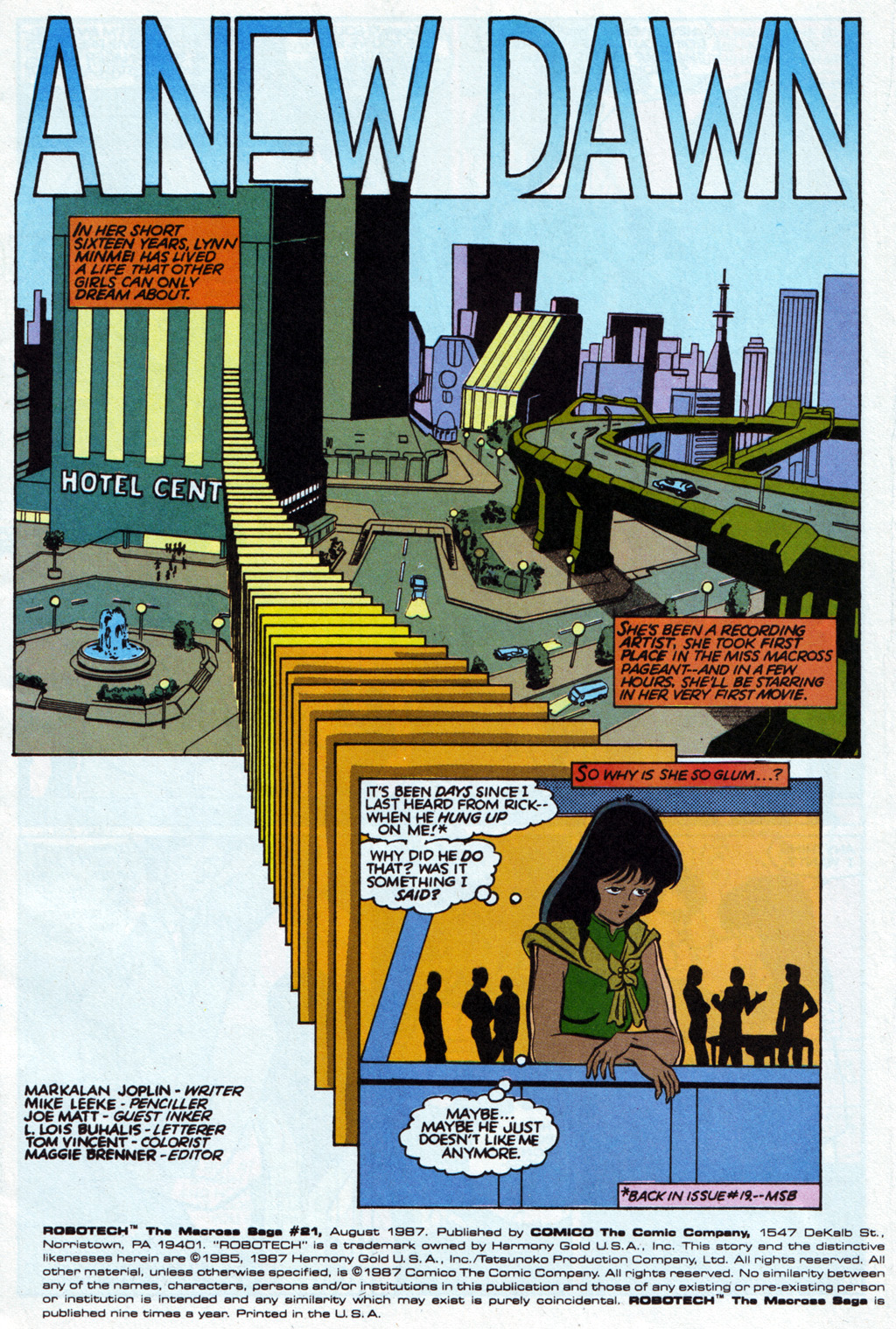 Read online Robotech The Macross Saga comic -  Issue #21 - 2