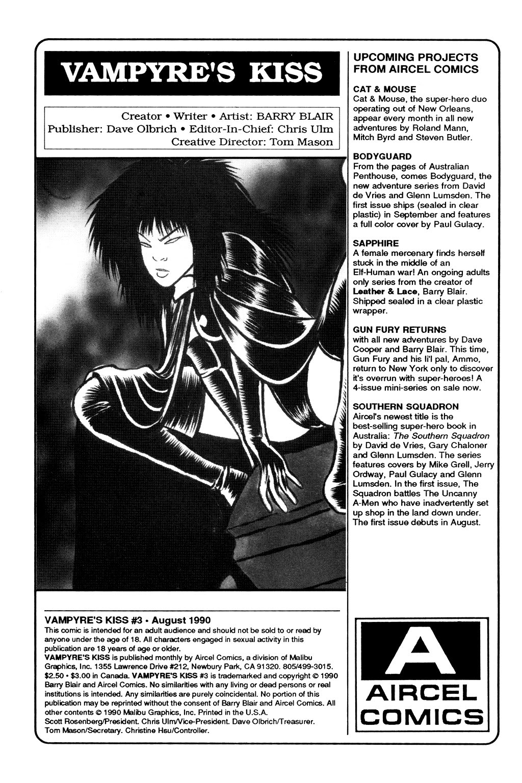 Read online Beware the Vampyre's Kiss comic -  Issue #3 - 2