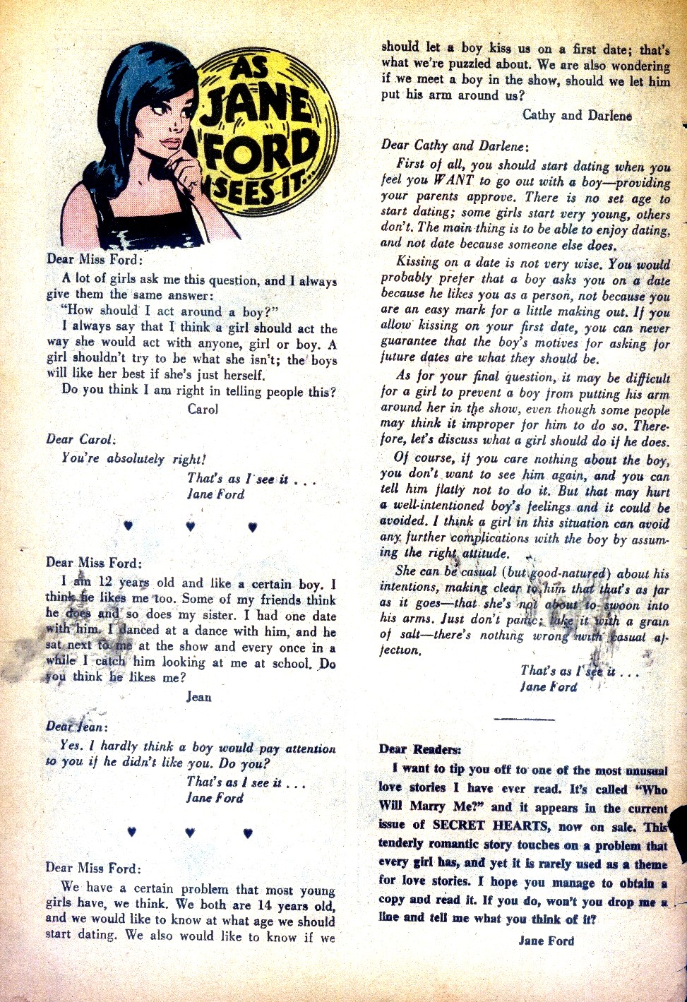 Read online Young Love (1963) comic -  Issue #56 - 34