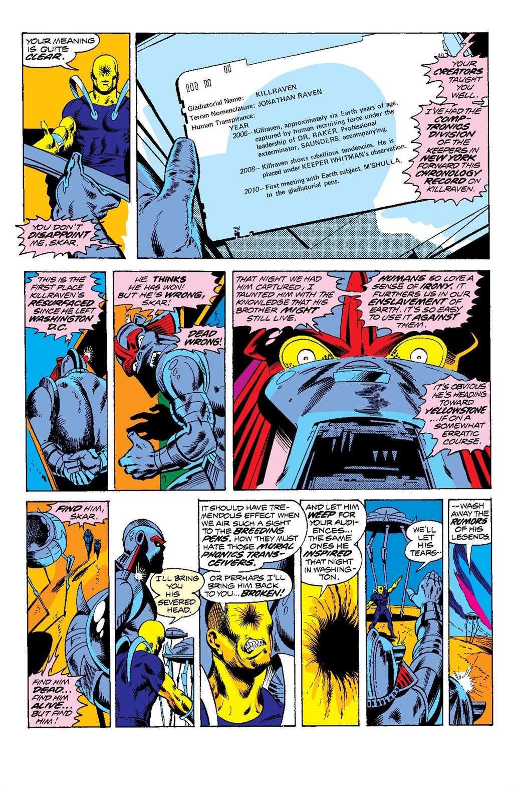 Read online Killraven Epic Collection: Warrior of the Worlds comic -  Issue # TPB (Part 2) - 75