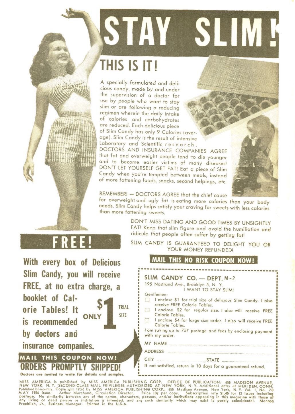 Read online Miss America comic -  Issue #78 - 2