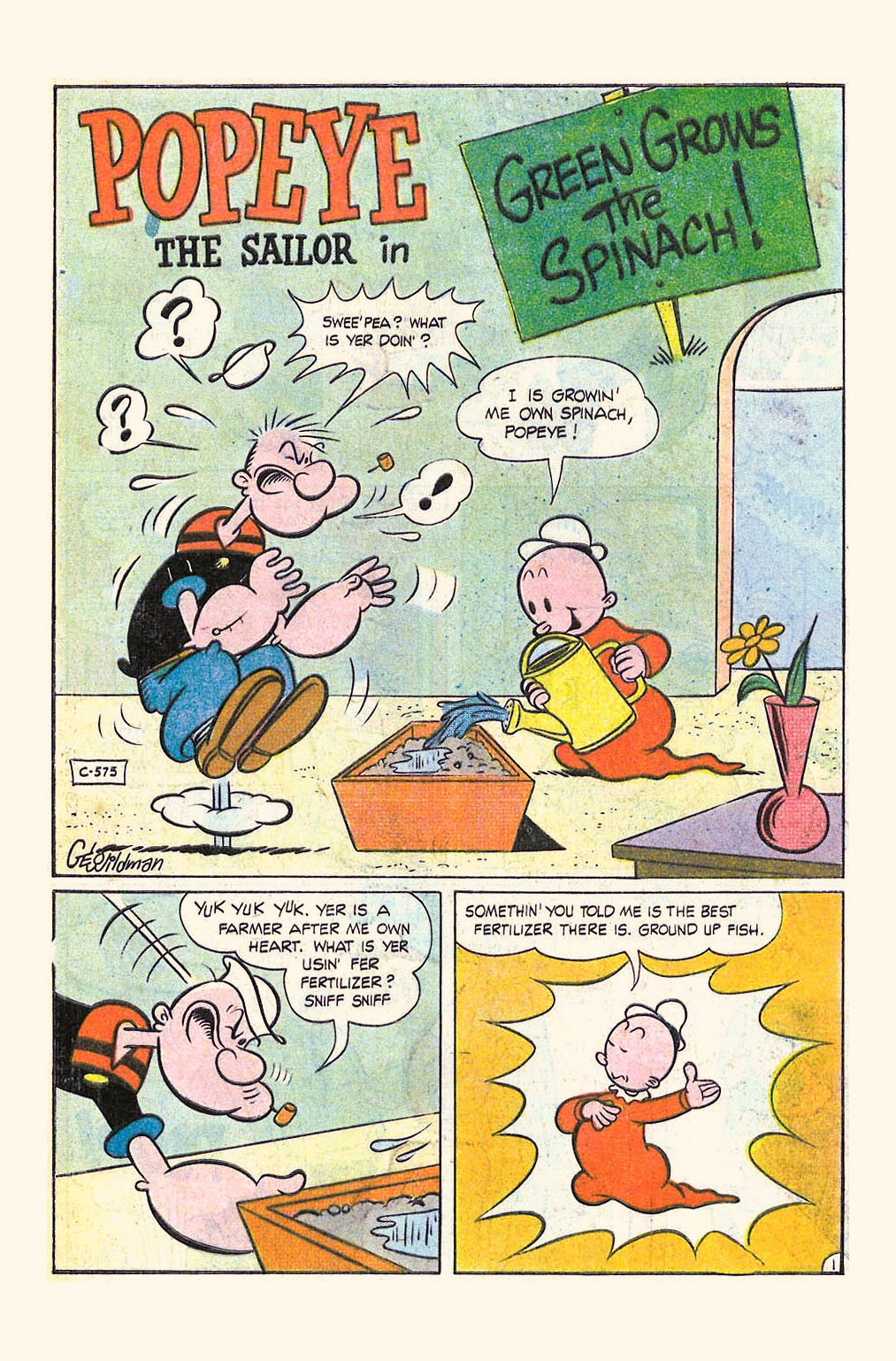 Read online Popeye (1948) comic -  Issue #104 - 32
