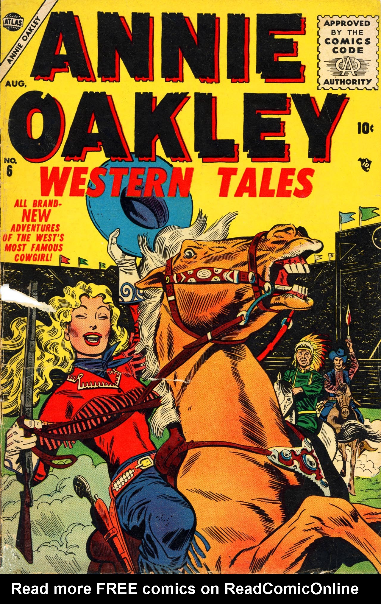 Read online Annie Oakley comic -  Issue #6 - 1