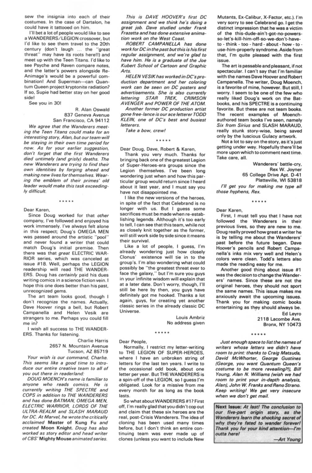 Read online The Wanderers comic -  Issue #4 - 28