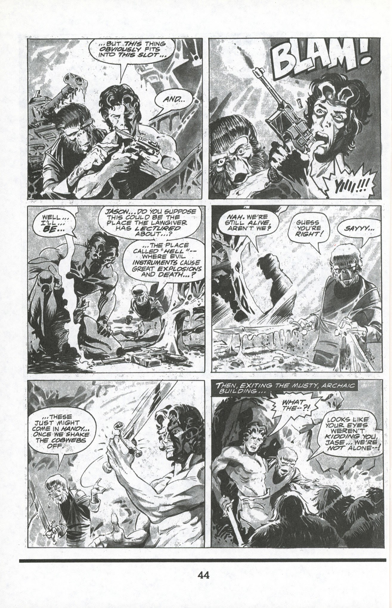 Read online Terror on the Planet of the Apes comic -  Issue #2 - 24