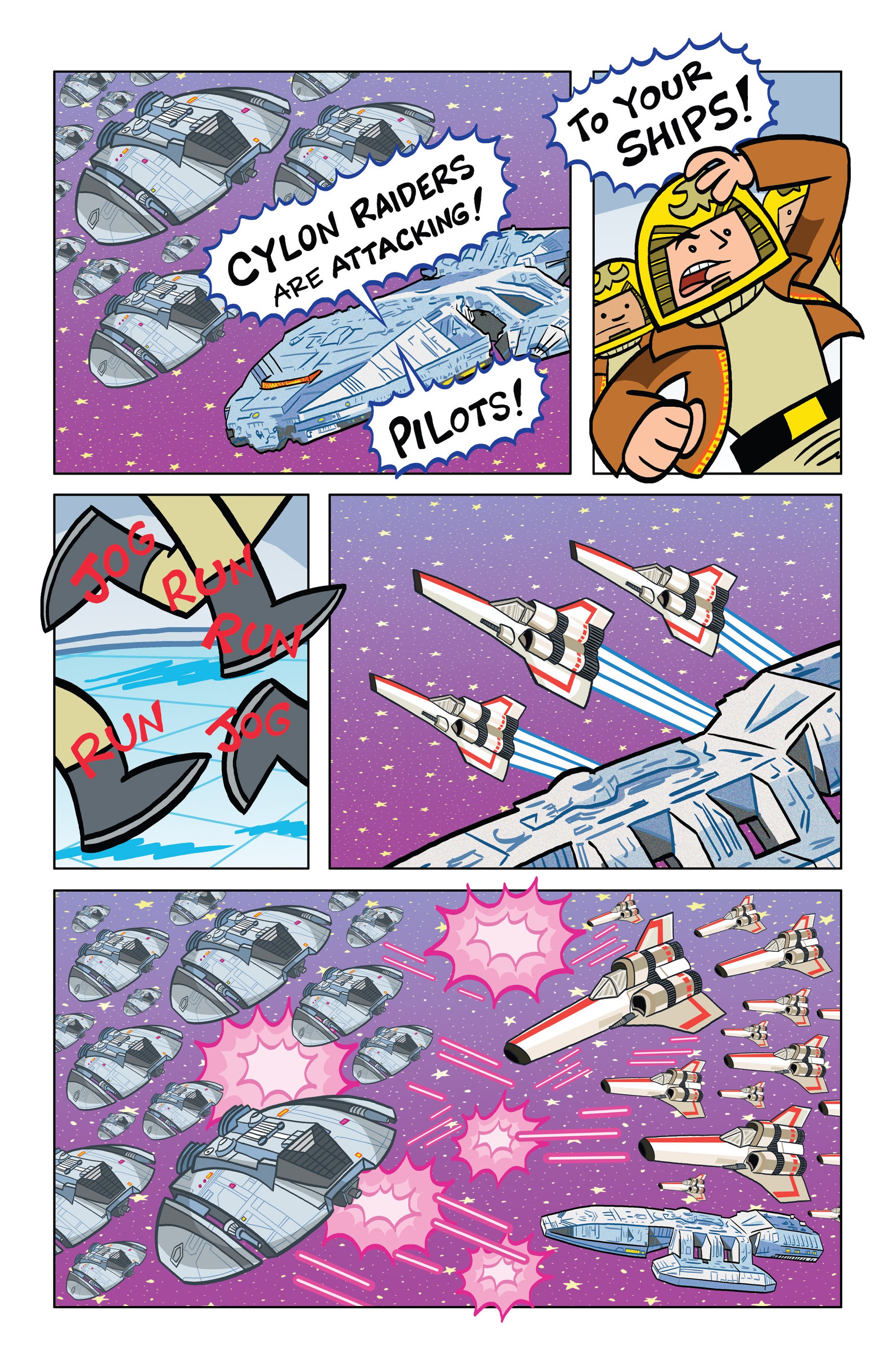 Read online Li'l Battlestar Galactica comic -  Issue # Full - 16