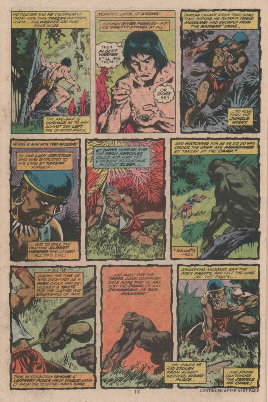 Read online Tarzan (1977) comic -  Issue #10 - 12