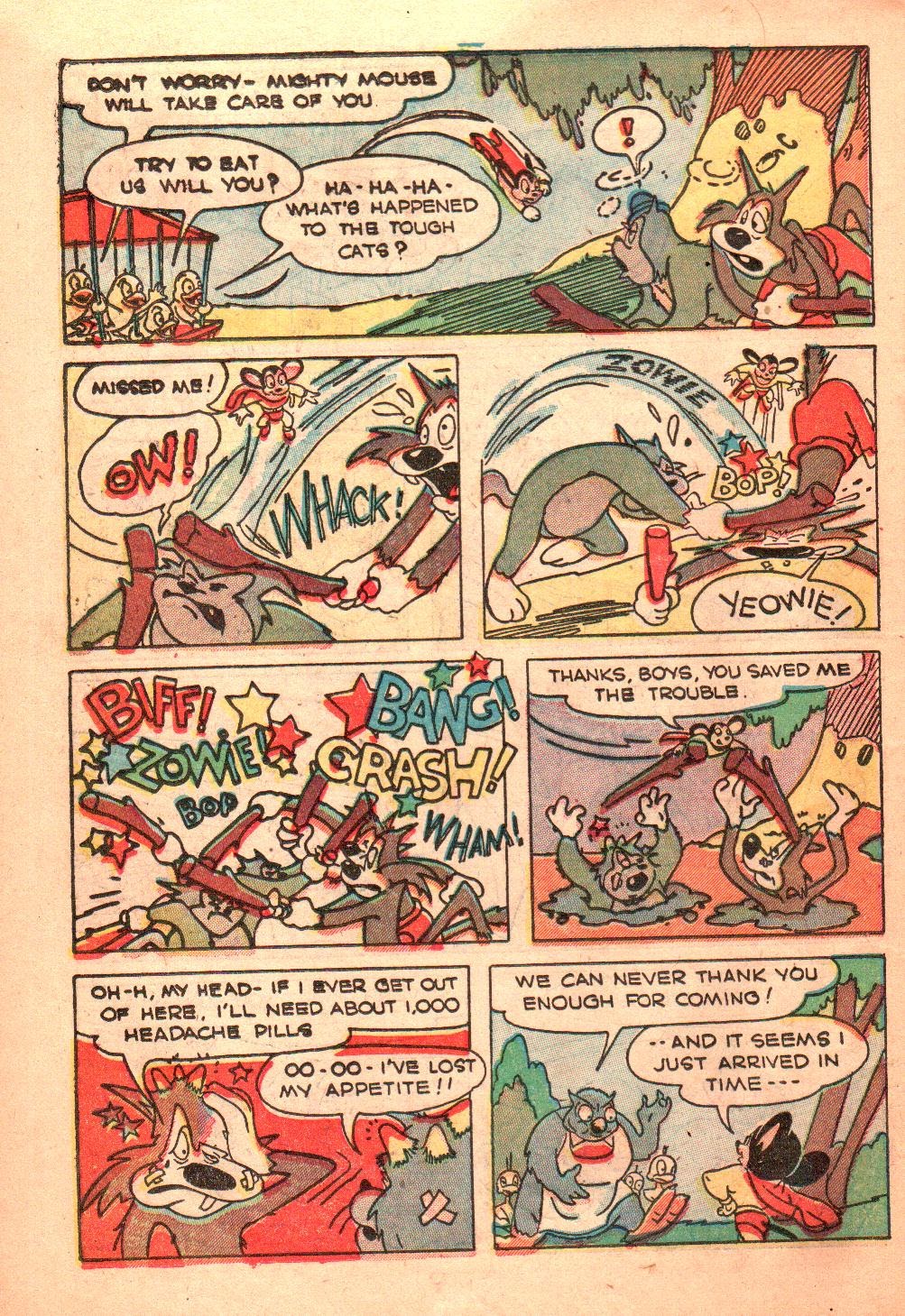 Read online Paul Terry's Mighty Mouse Comics comic -  Issue #15 - 22