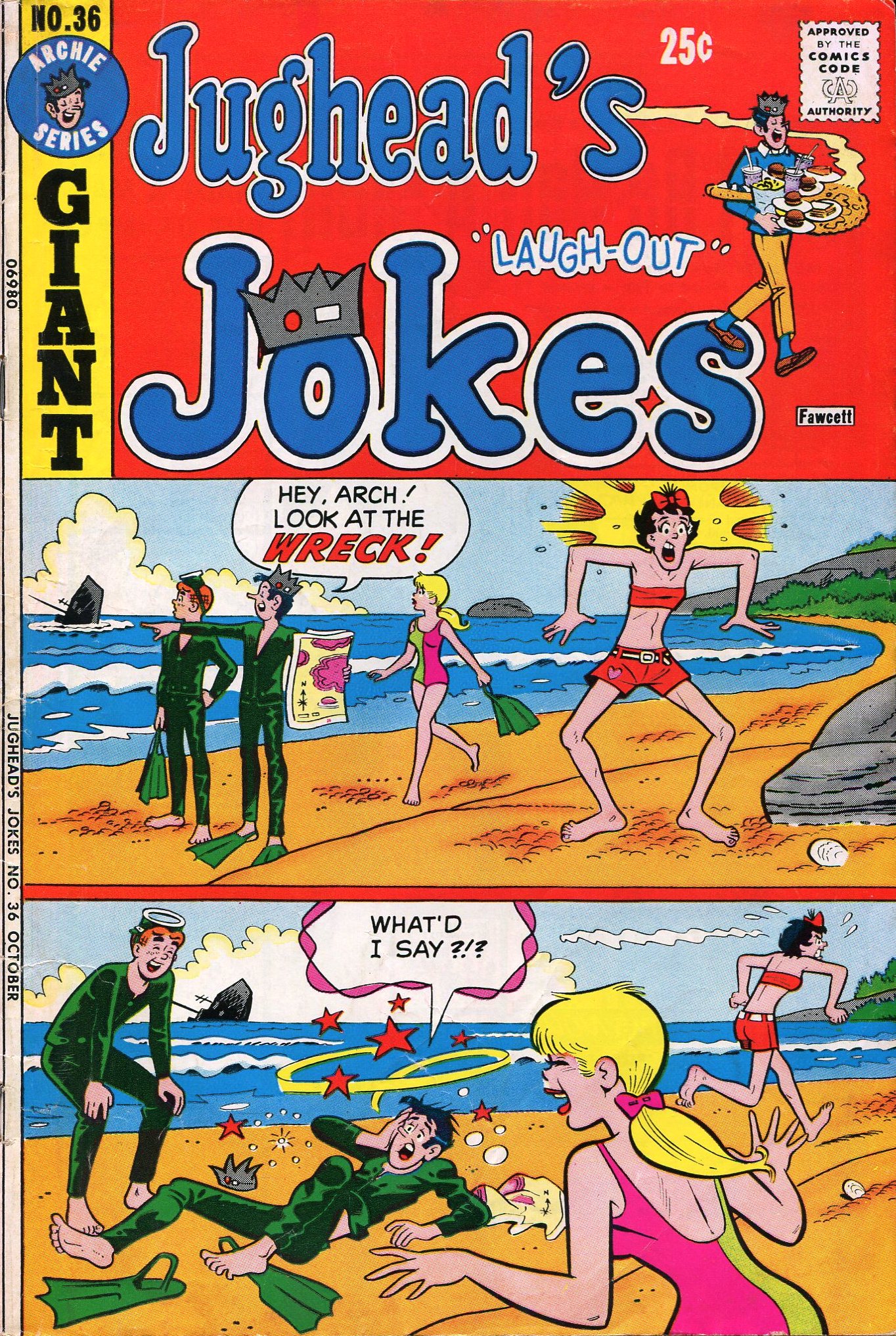 Read online Jughead's Jokes comic -  Issue #36 - 1