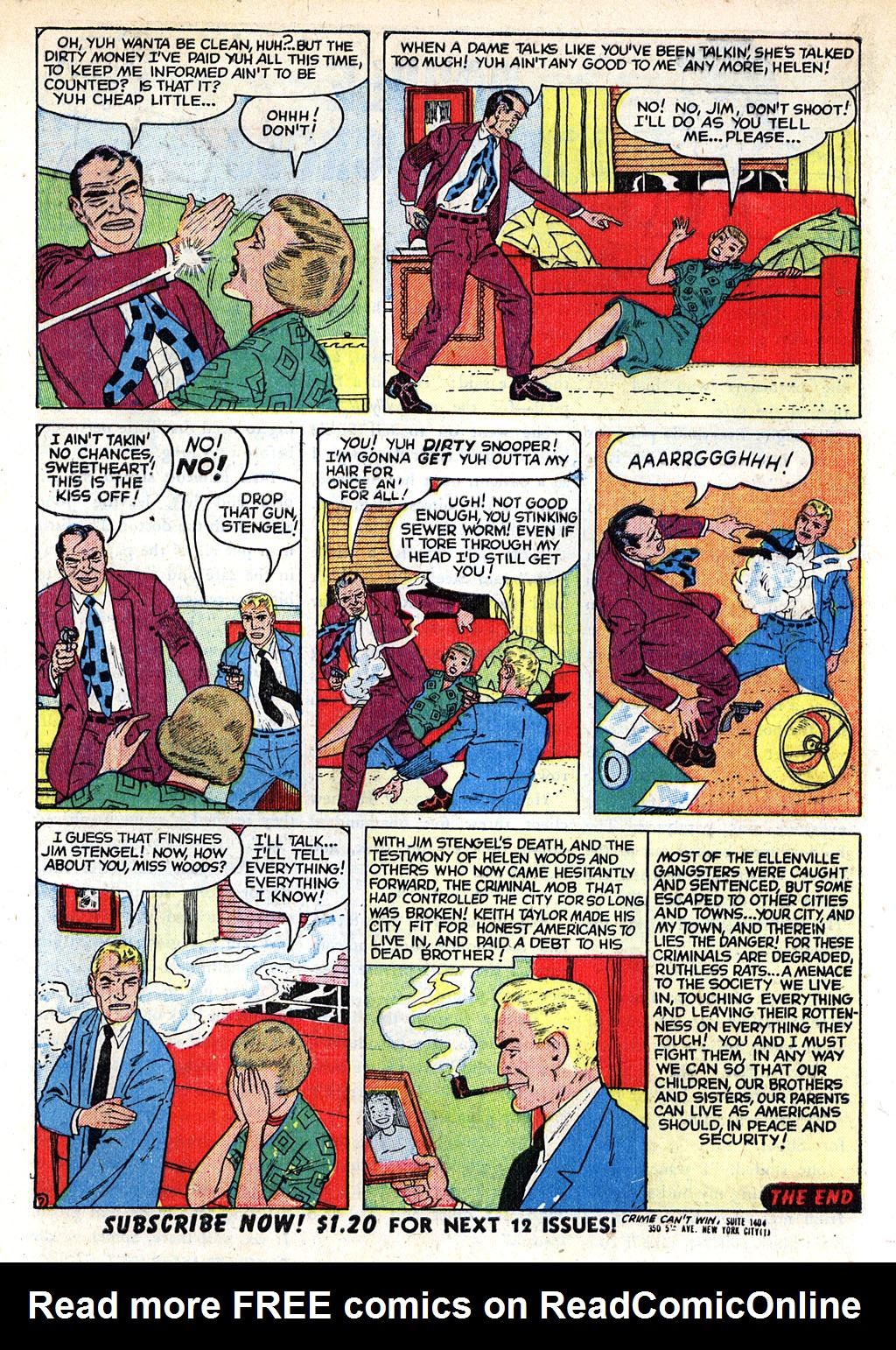 Read online Crime Can't Win comic -  Issue #7 - 9