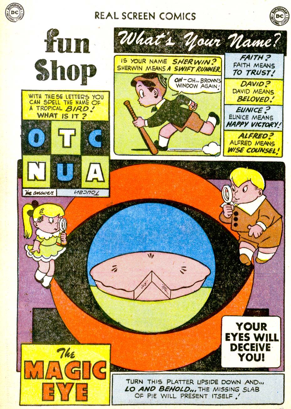Read online Real Screen Comics comic -  Issue #75 - 16