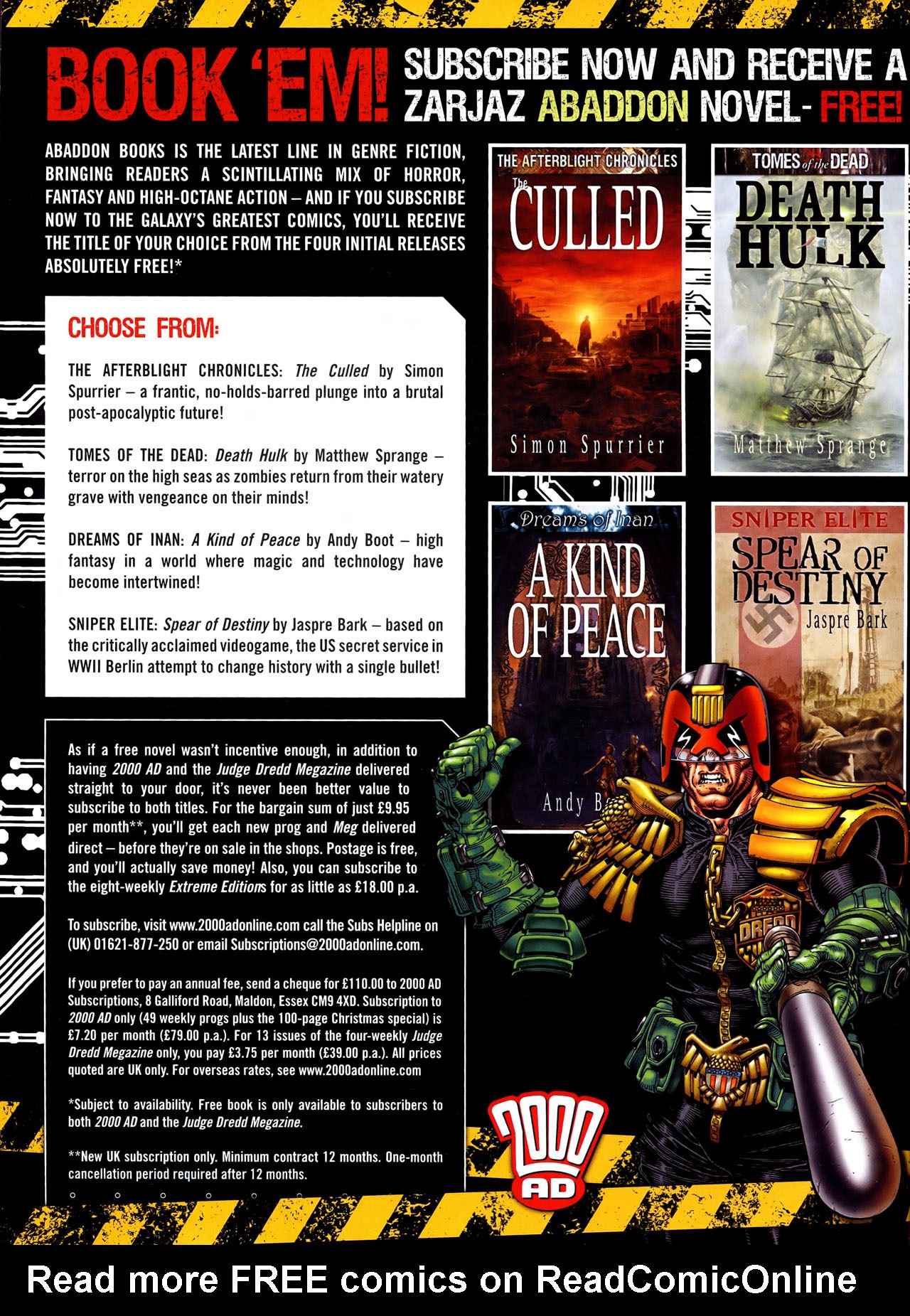 Read online Judge Dredd Megazine (Vol. 5) comic -  Issue #252 - 2