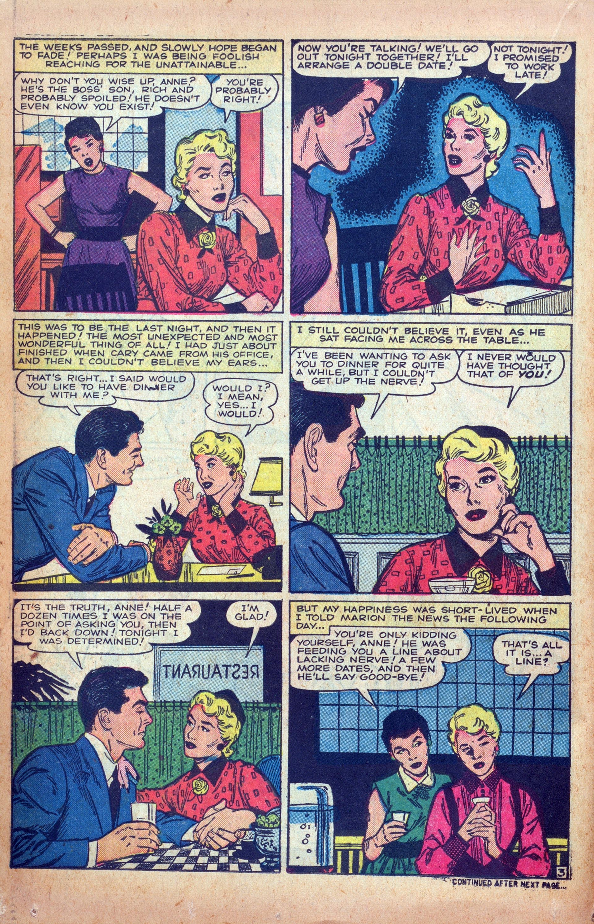 Read online Love Romances comic -  Issue #68 - 18