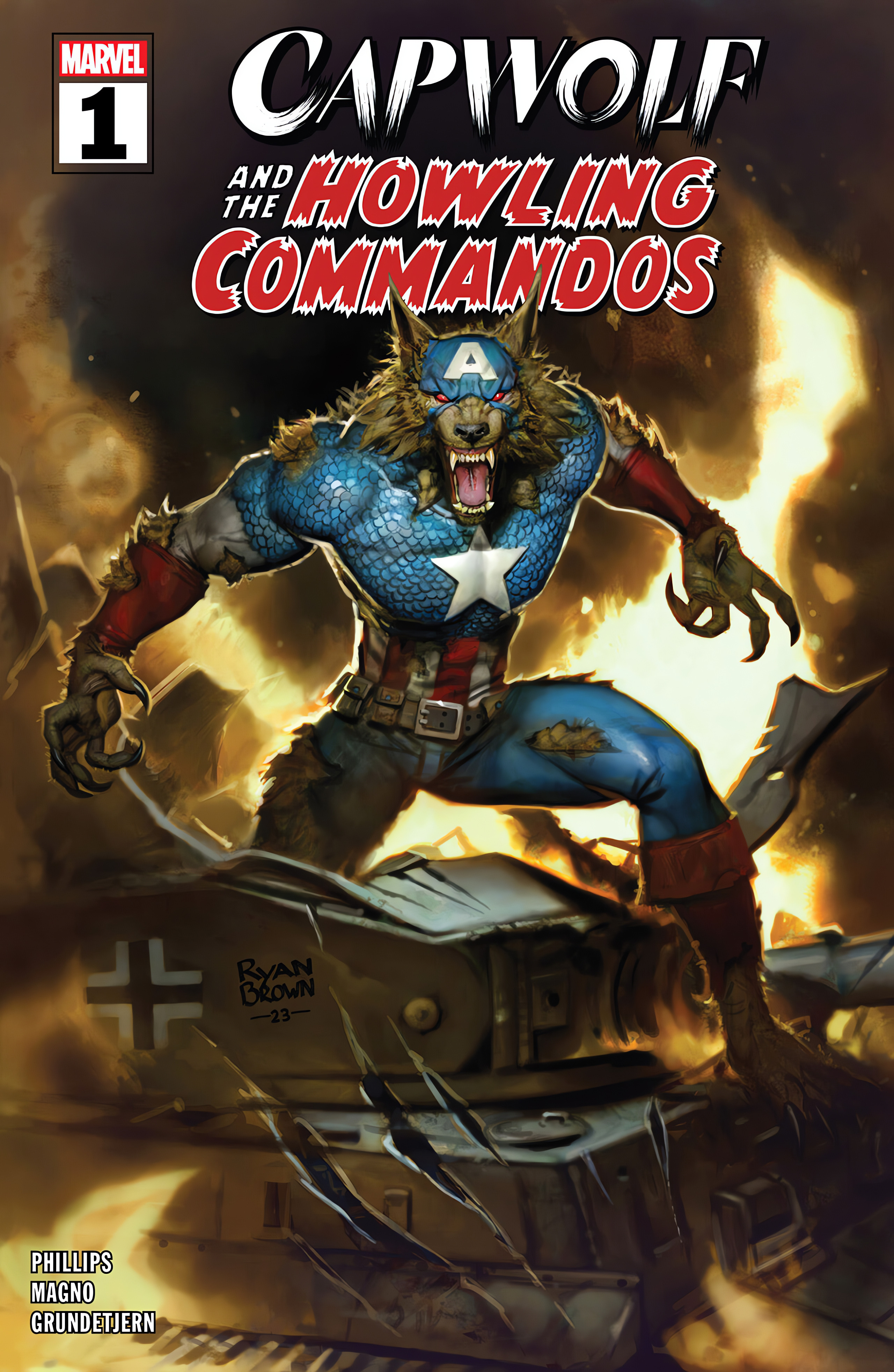 Read online Capwolf and the Howling Commandos comic -  Issue #1 - 1