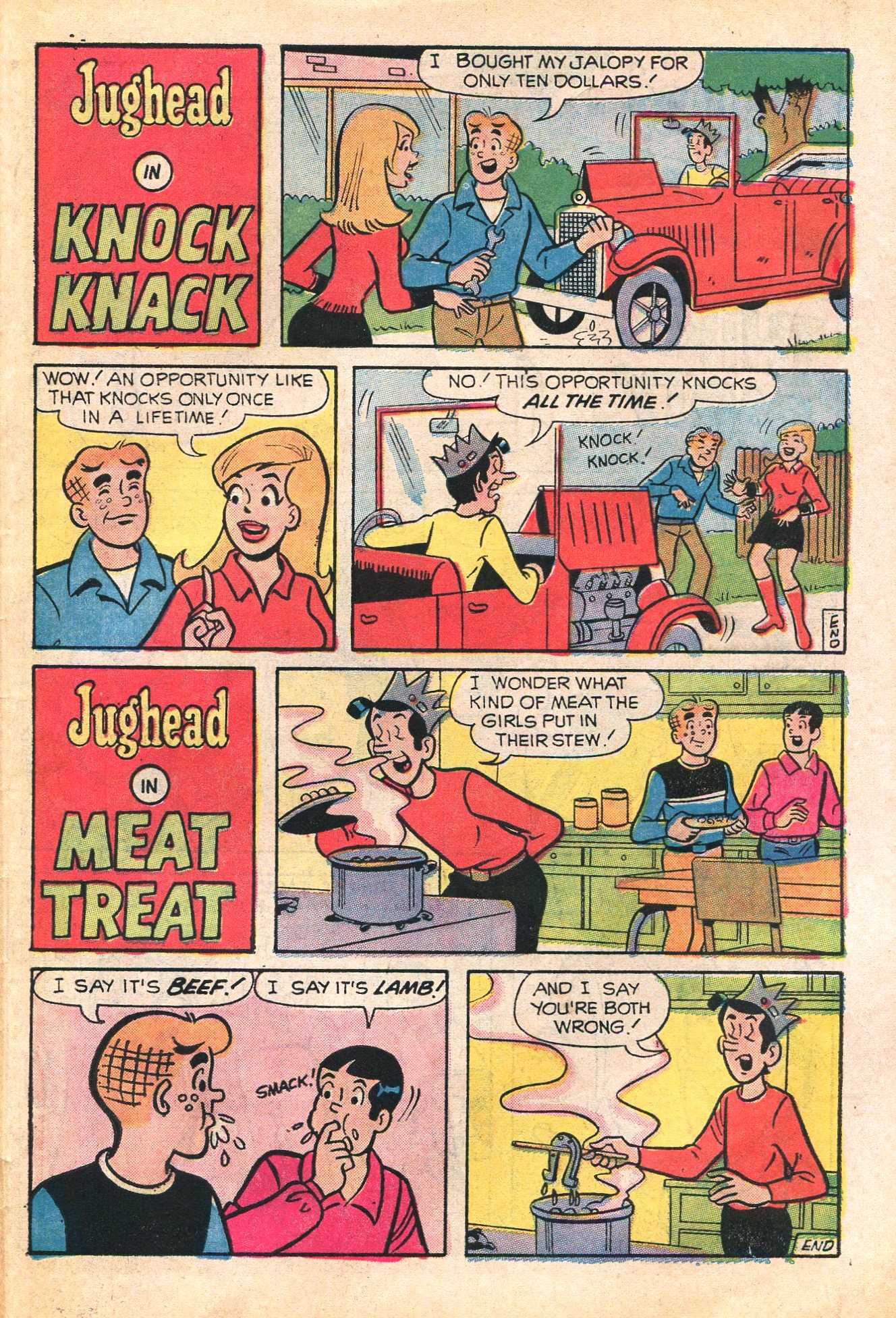 Read online Jughead's Jokes comic -  Issue #36 - 47