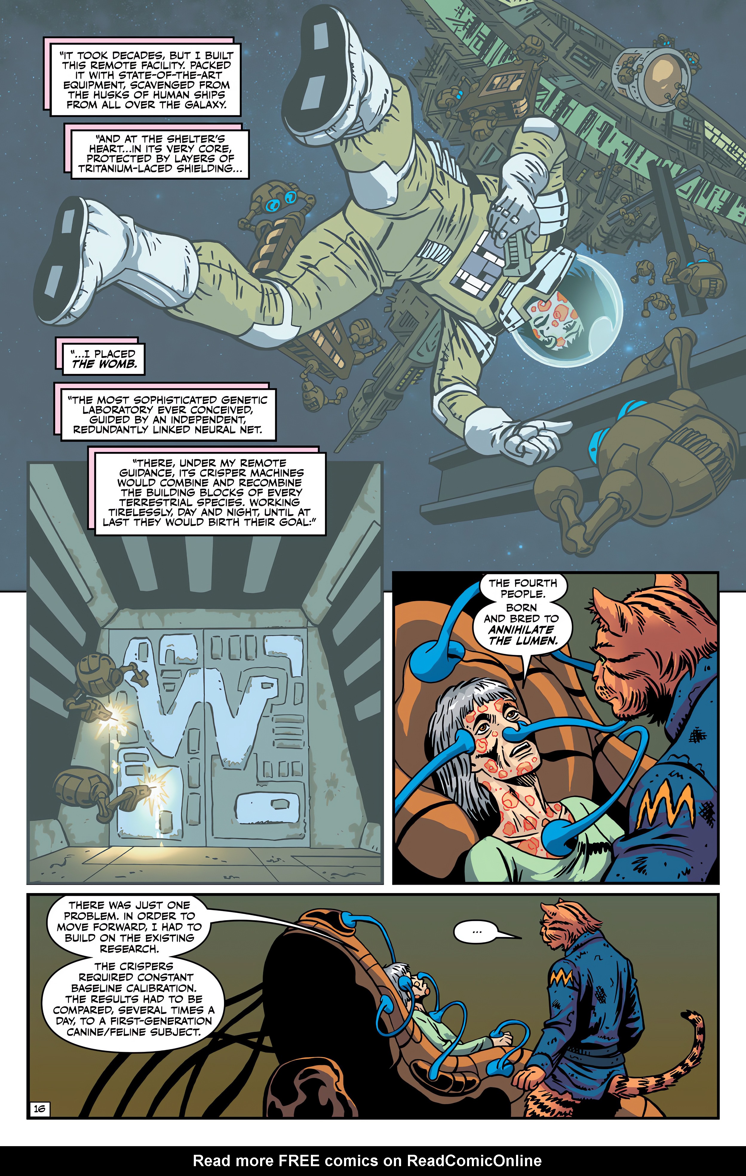 Read online Captain Ginger: The Last Feeder comic -  Issue #1 - 17