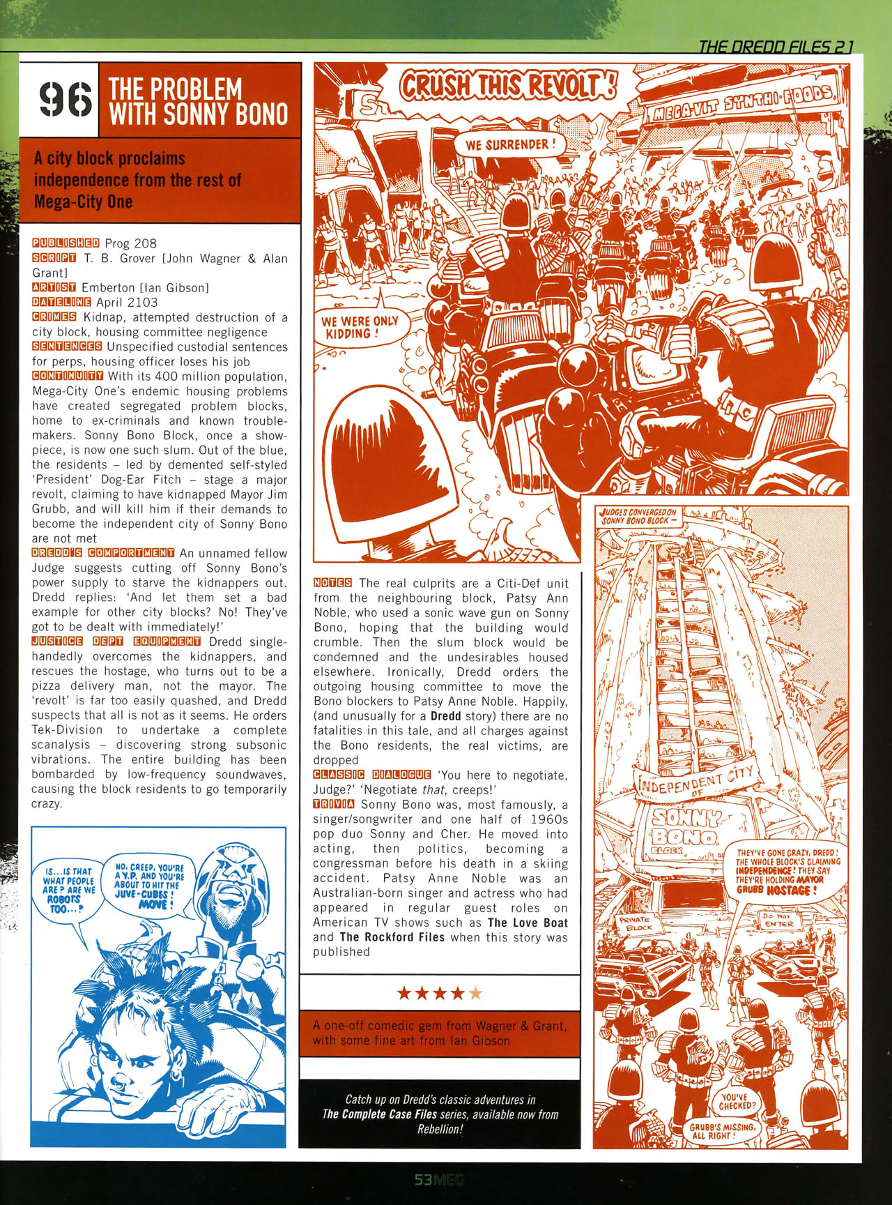 Read online Judge Dredd Megazine (Vol. 5) comic -  Issue #254 - 51