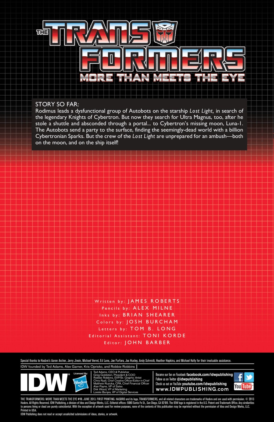 Read online The Transformers: More Than Meets The Eye comic -  Issue #18 - 3