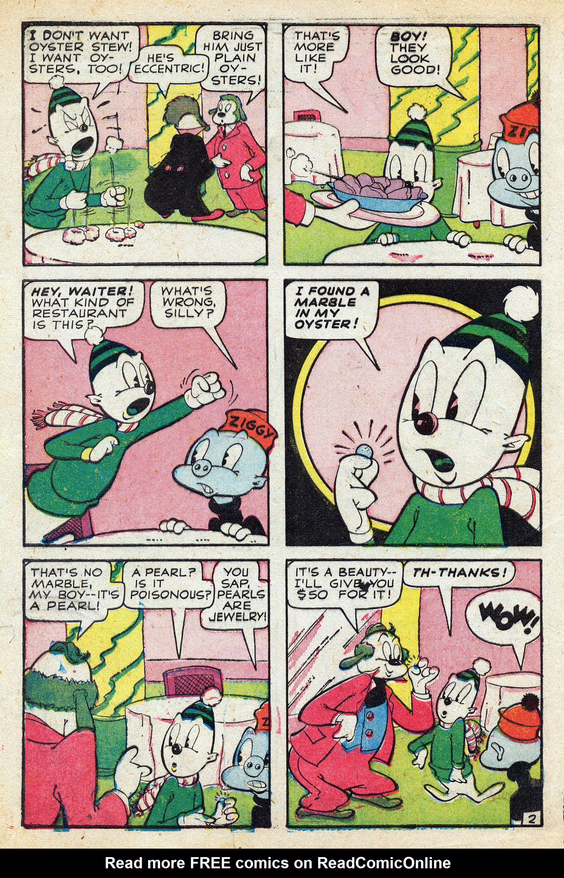 Read online Ziggy Pig-Silly Seal Comics (1944) comic -  Issue #1 - 4