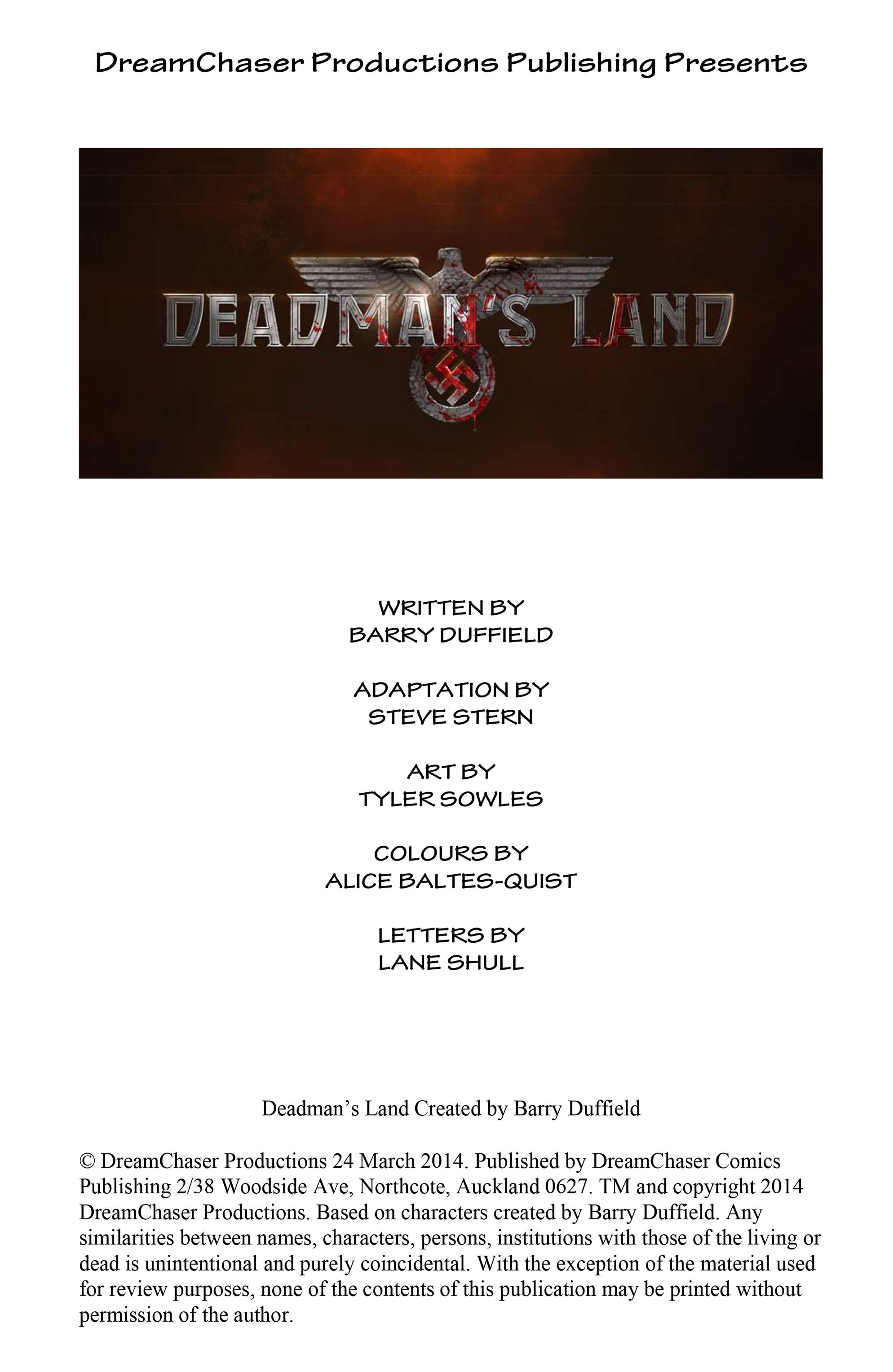 Read online Deadman's Land comic -  Issue # TPB - 2