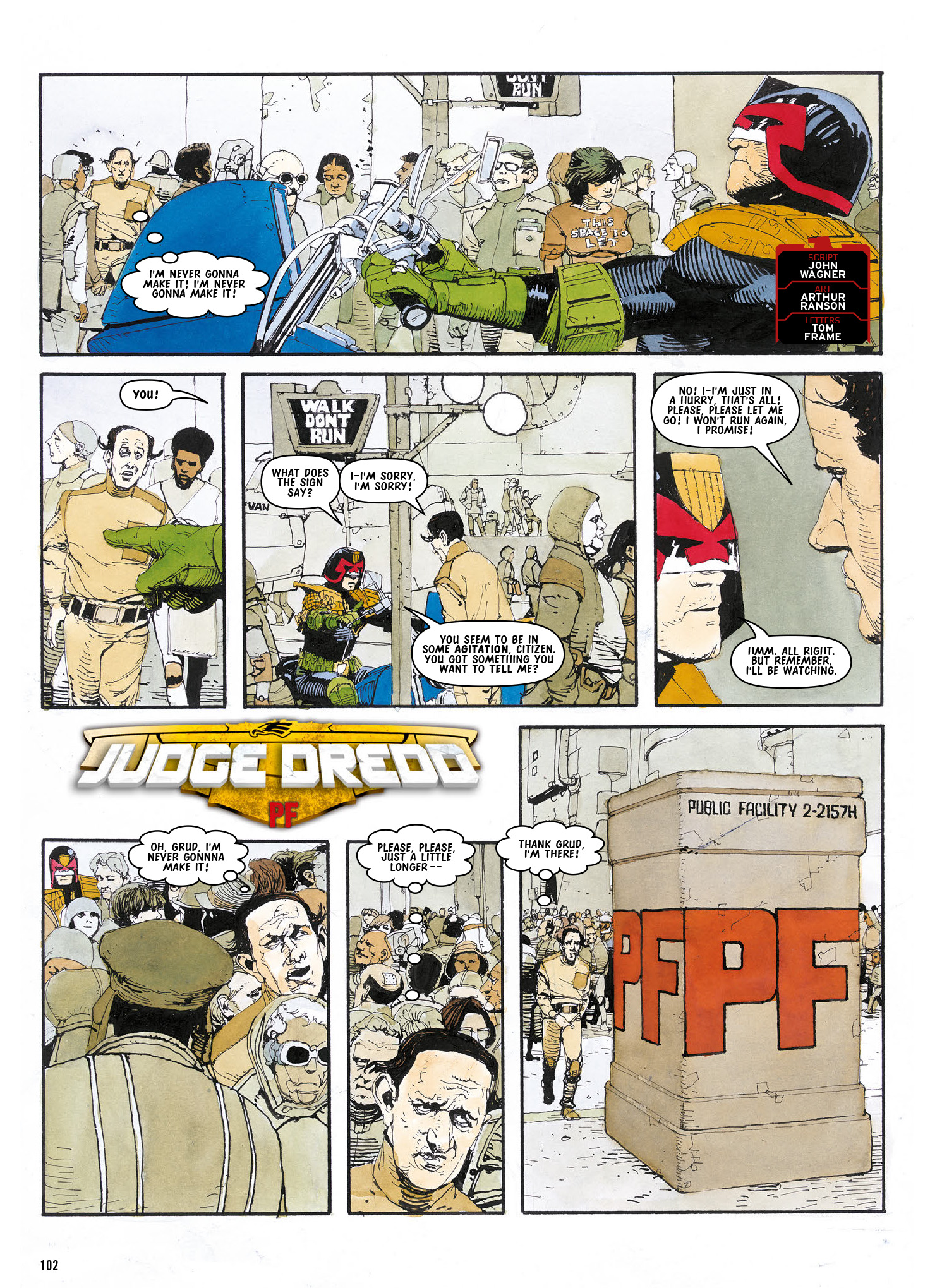 Read online Judge Dredd: The Complete Case Files comic -  Issue # TPB 42 (Part 1) - 104