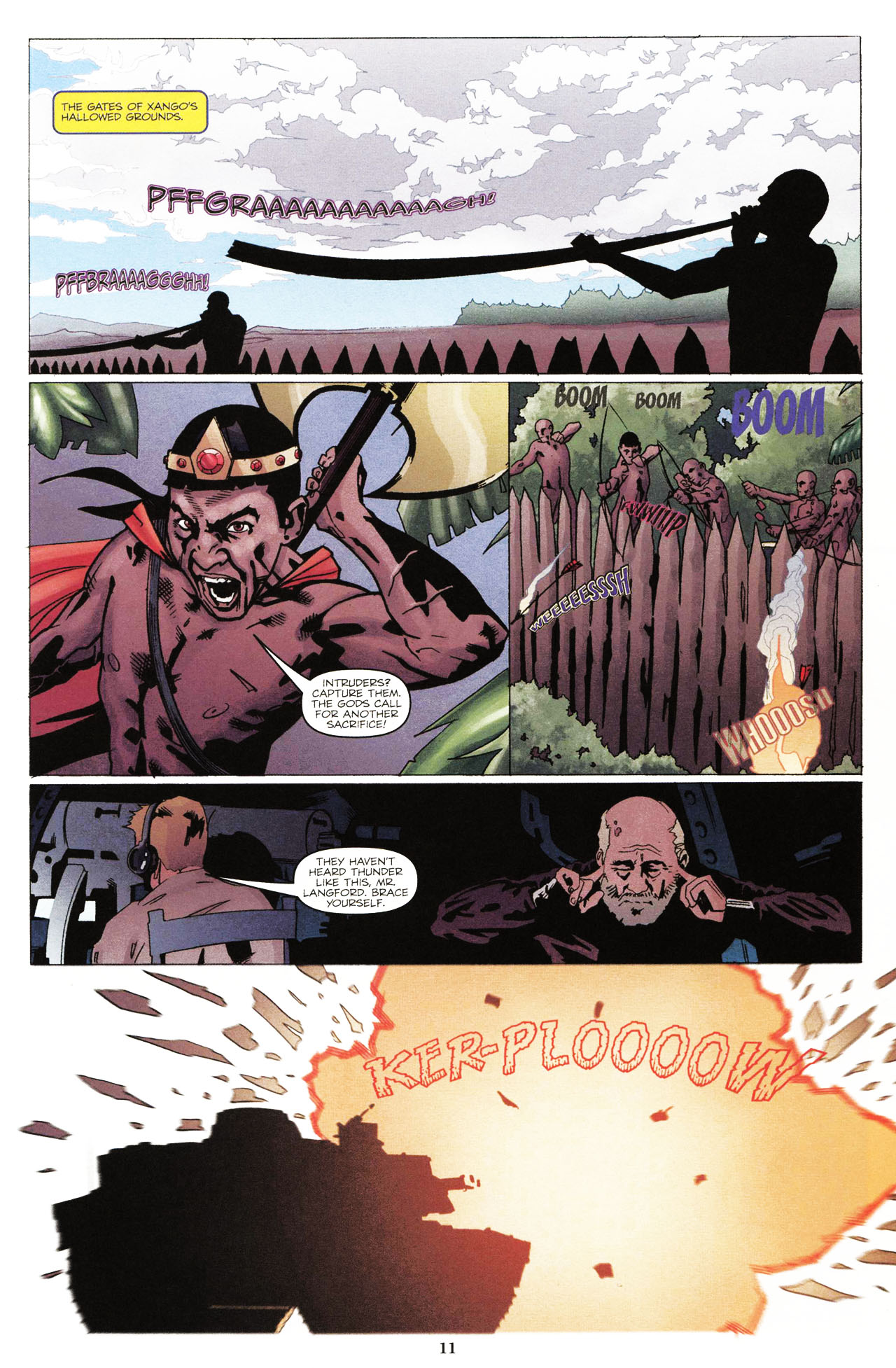 Read online The Mummy: The Rise and Fall of Xango's Ax comic -  Issue #4 - 12