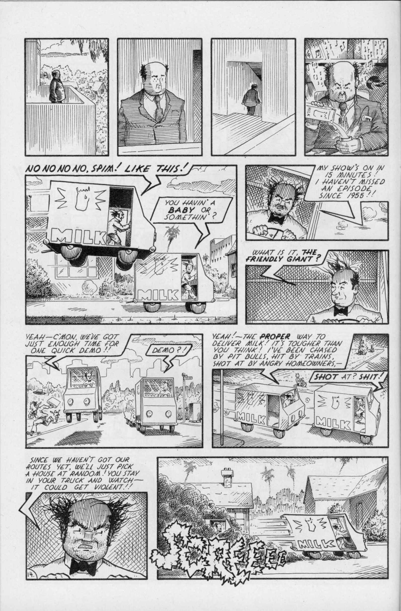 Read online Reid Fleming, World's Toughest Milkman (1986) comic -  Issue #4 - 16