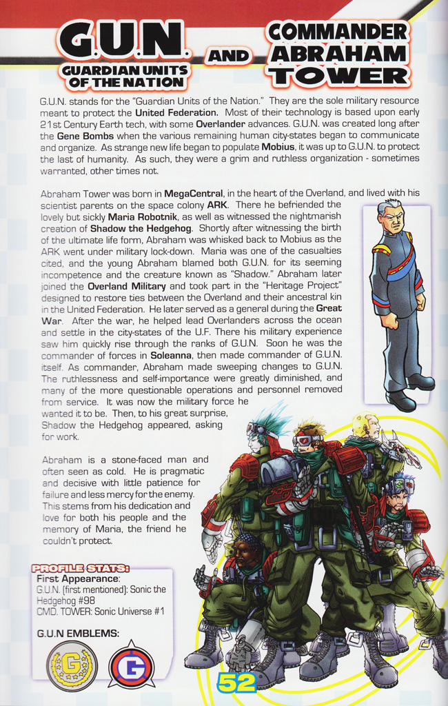 Read online Sonic the Hedgehog: The Complete Sonic Comic Encyclopedia comic -  Issue # TPB - 54