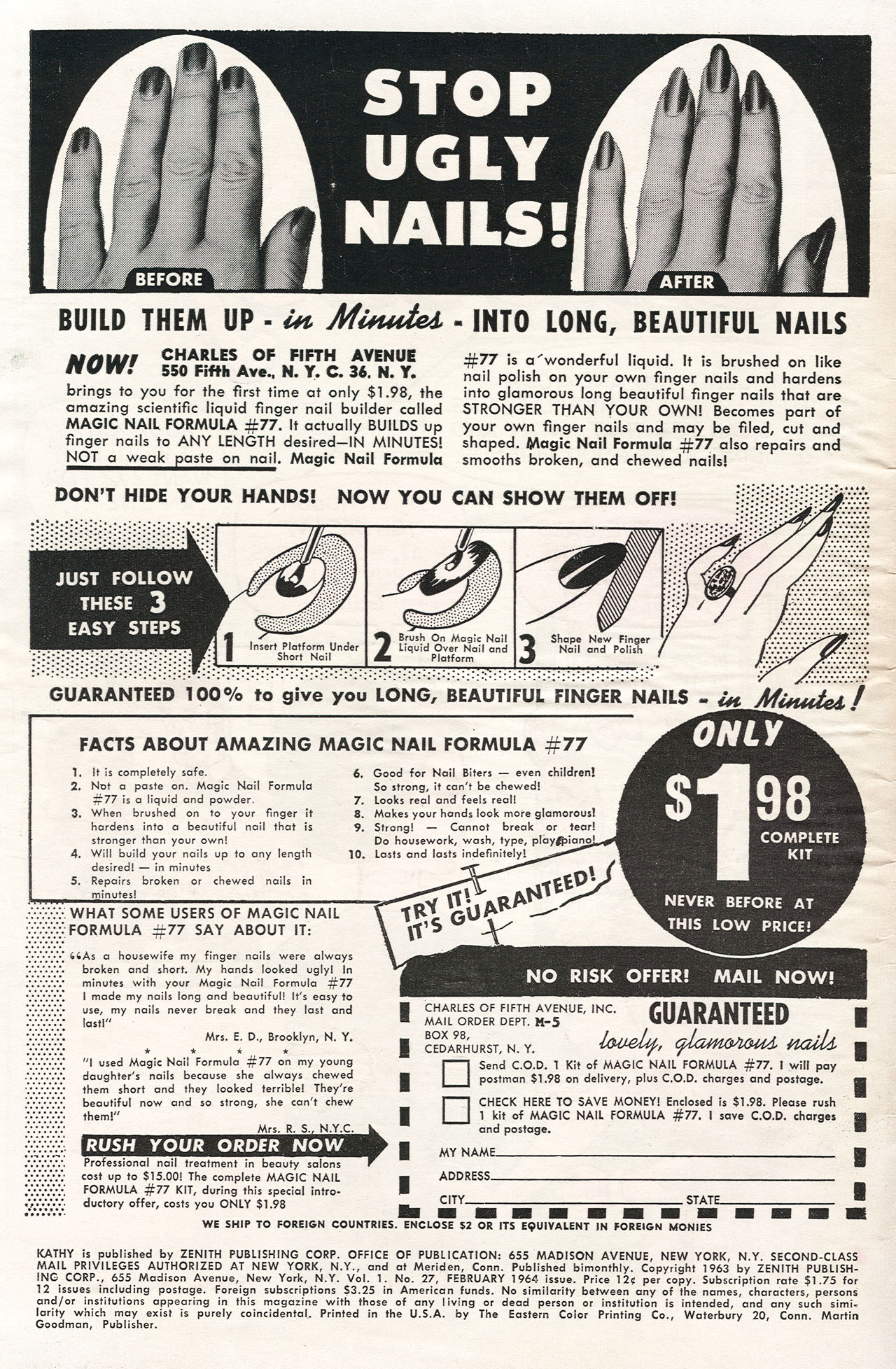 Read online Kathy (1959) comic -  Issue #27 - 2