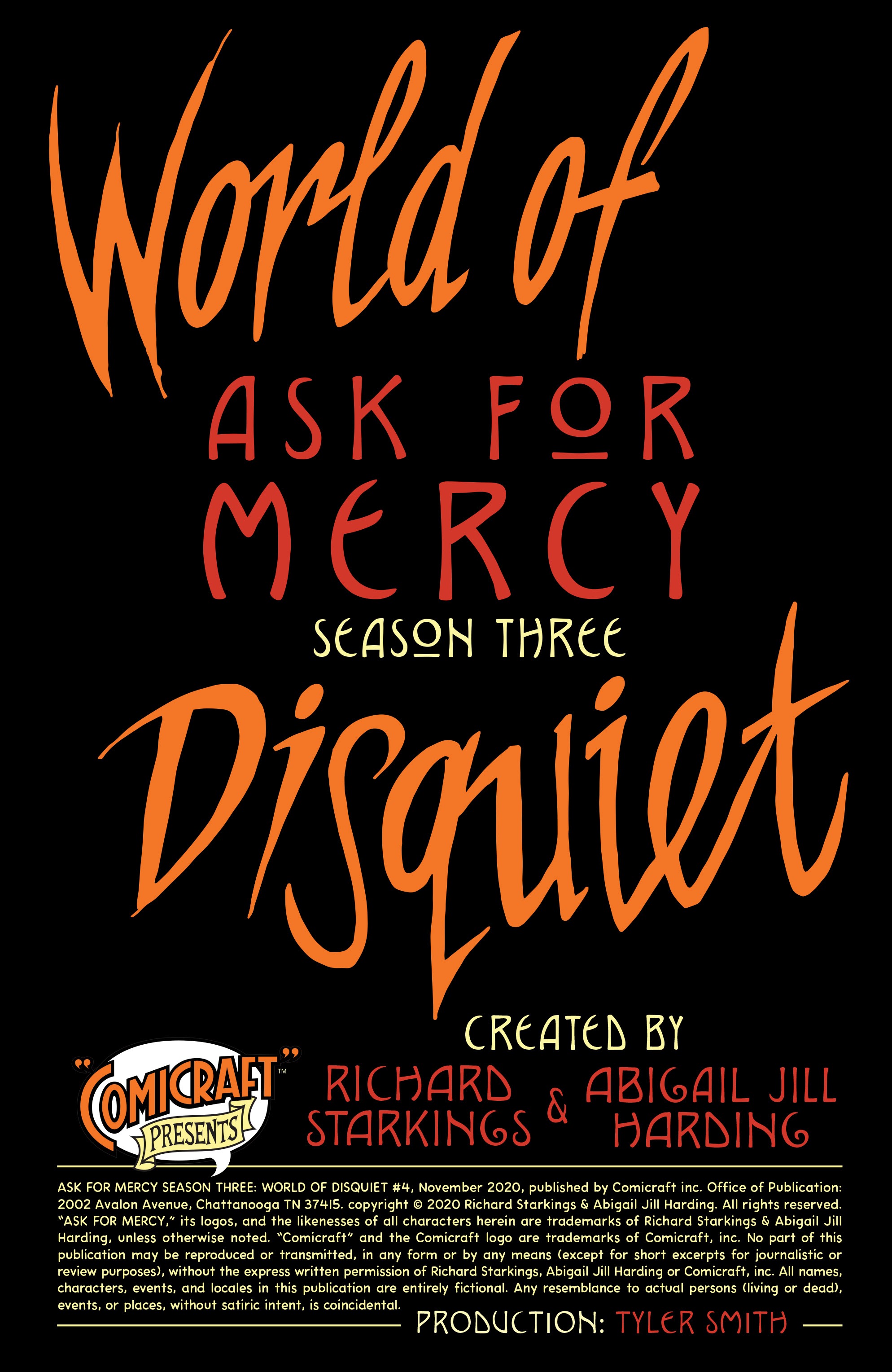 Read online Ask For Mercy Season Three: World Of Disquiet comic -  Issue #4 - 2